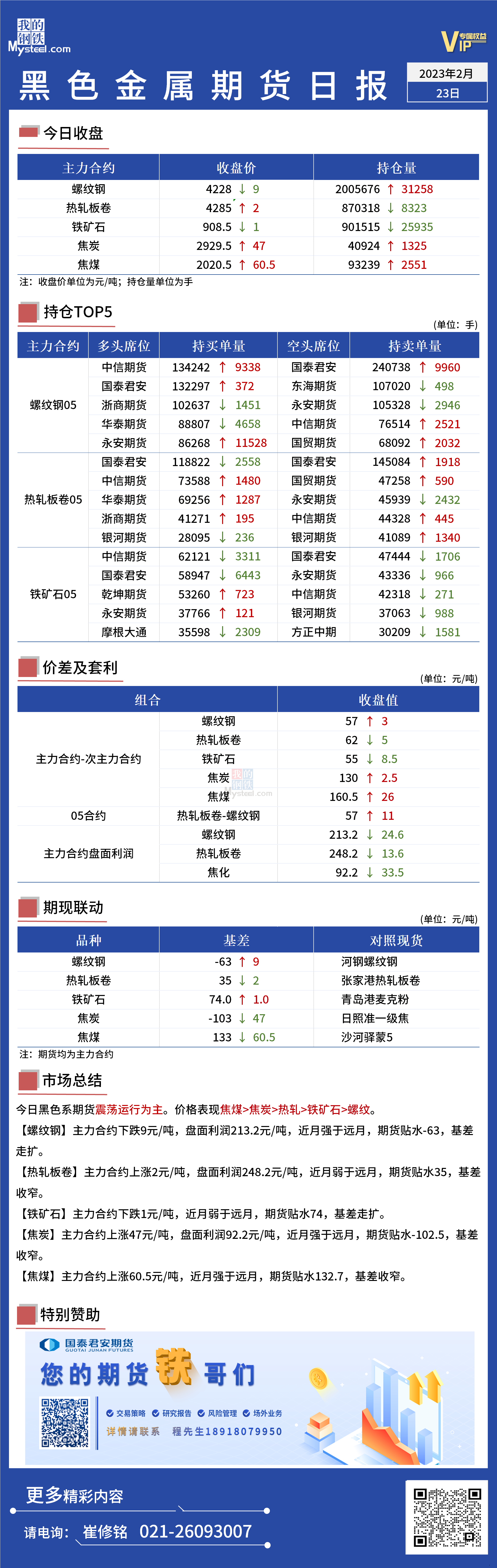 Mysteel日报：黑色金属期货震荡运行为主